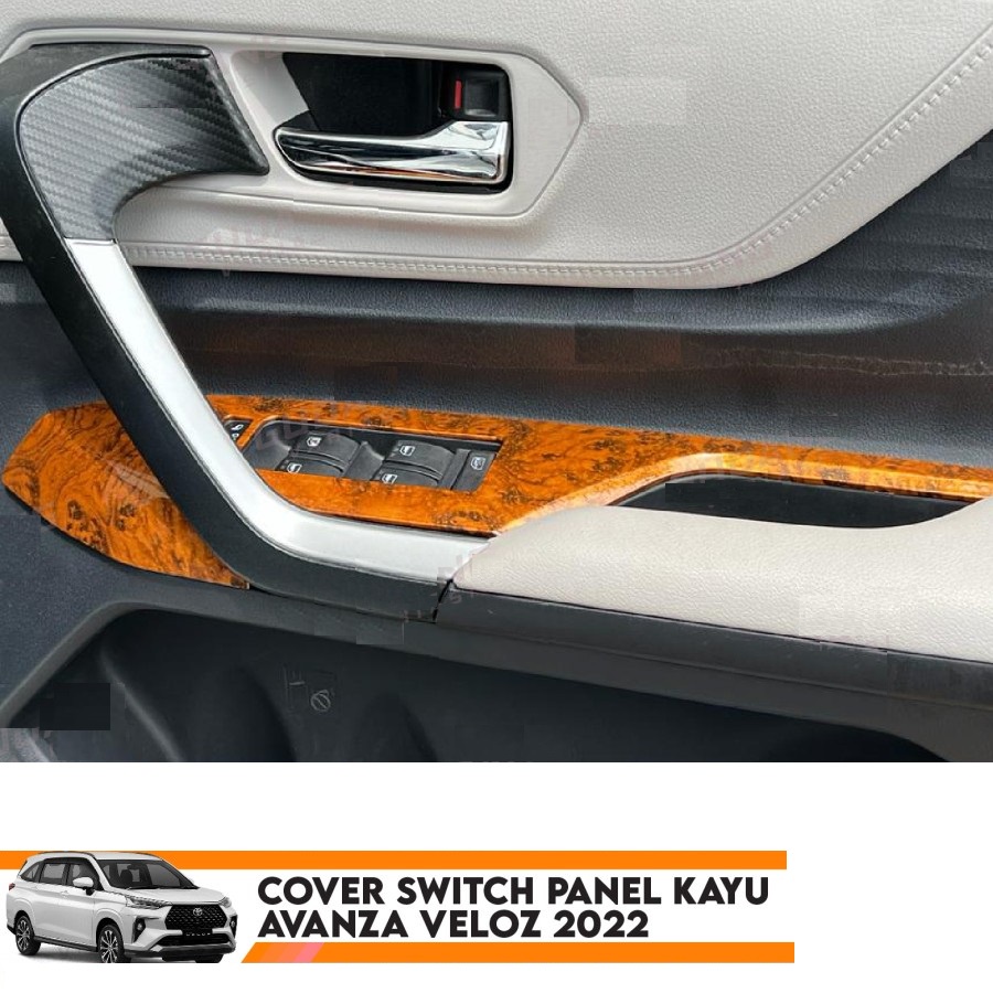 Cover Switch Panel Avanza Veloz 2022 Kayu