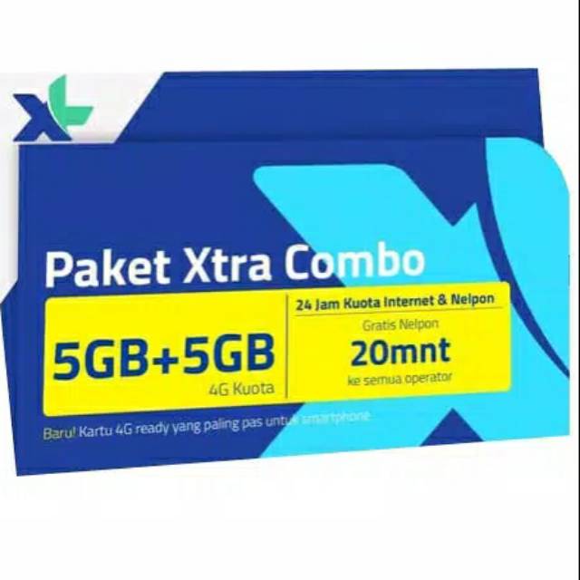 XL Xtra Combo 15GB | 30GB | 45GB Tembak Langsung
