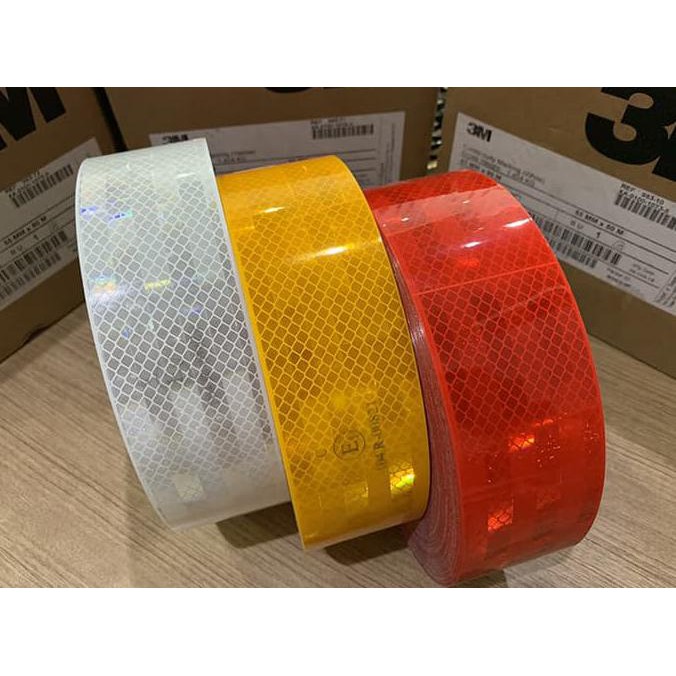 3M STICKER SAFETY REFLECTIVE MOBIL DAN TRUK