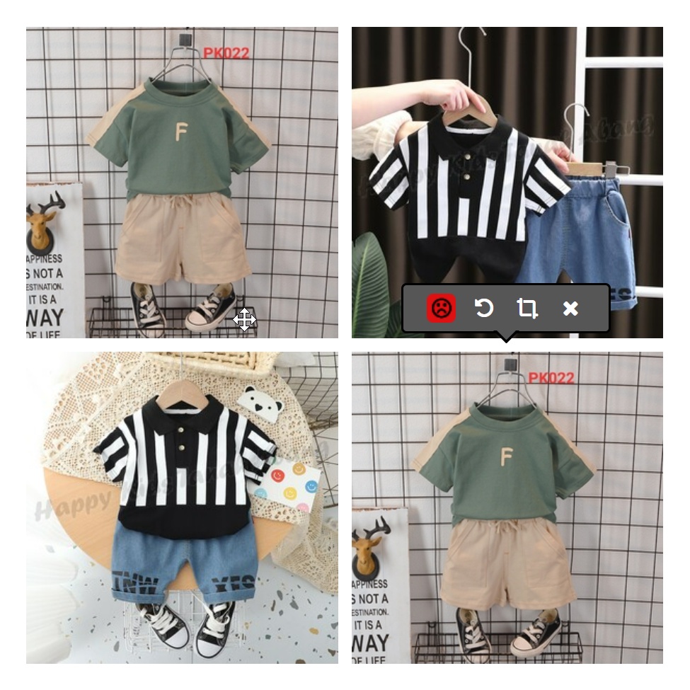 SETELAN ANAK LAKI-LAKI / PAKAIAN ANAK LAKI-LAKI / PAKAIAN ANAK IMPORT / SETELAN BAJU ANAK