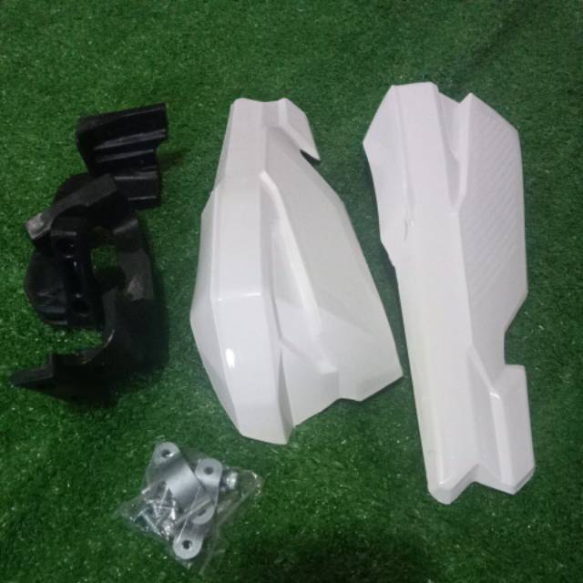 HANDGUARD CROSBONE KLX 150 CRF 150 L WARNA HITAM MERAH PUTIH HIJAU