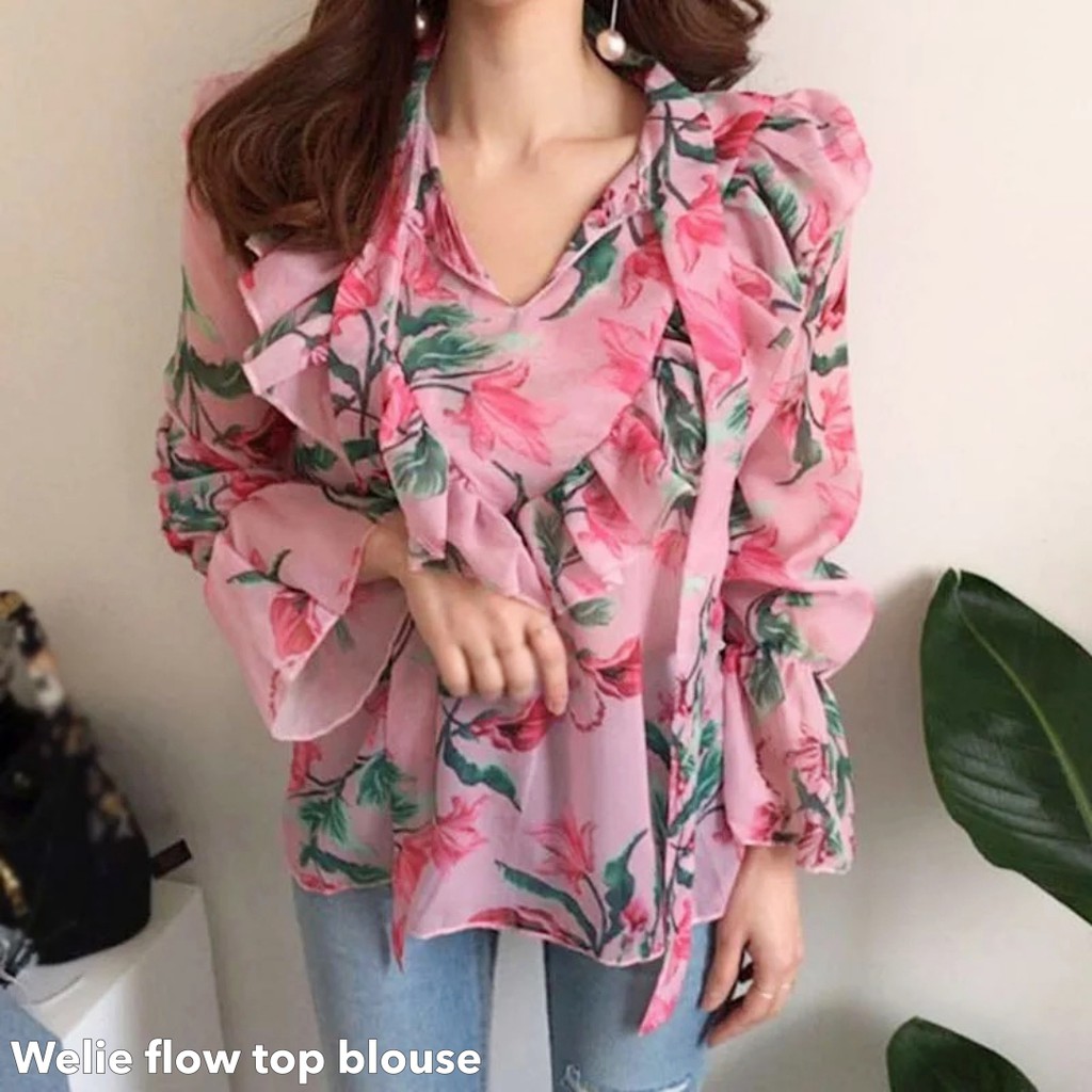 Welie flow top blouse -Thejanclothes