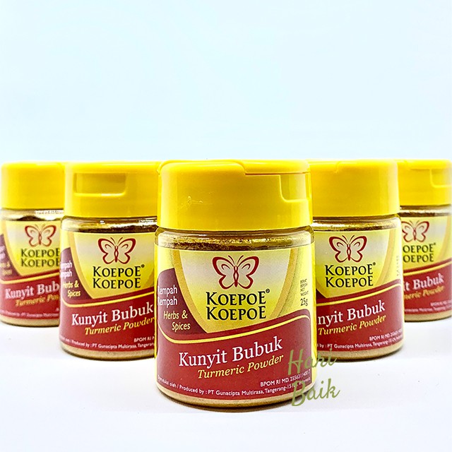 

Kunyit Bubuk / Tumeric Powder Koepe Koepoe 25gr