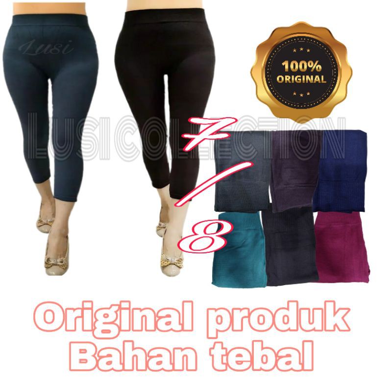 Legging import leging premium tebal leging pendek