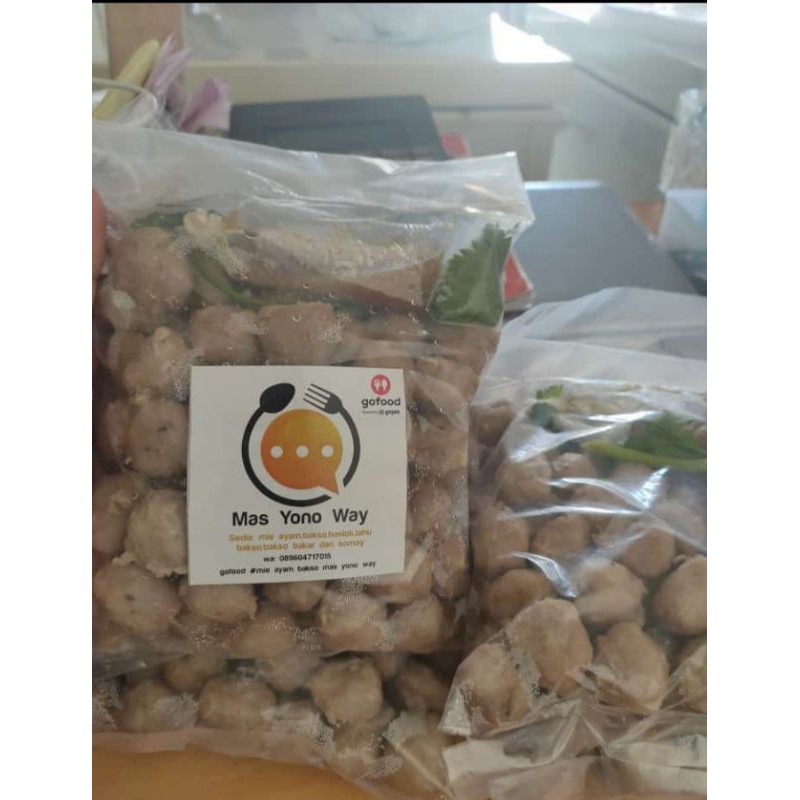 

bakso kerikil dan cilok ayam..