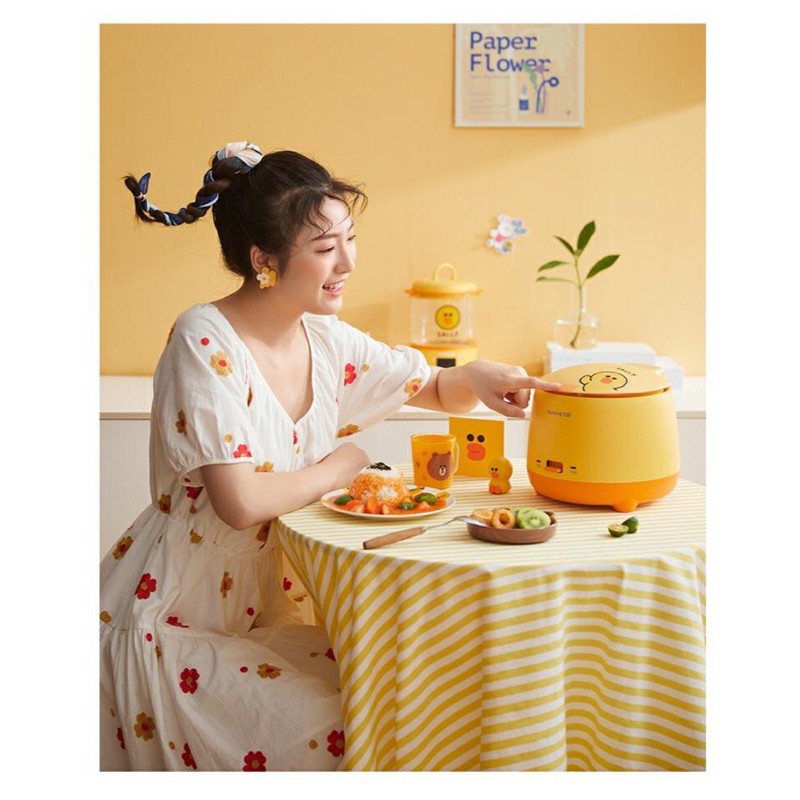 Rice Cooker Line Friends - Joyoung Line Friends Rice Cooker Sally & Brown