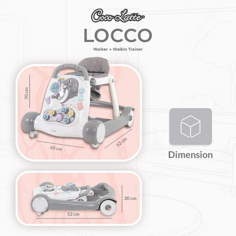 Cocolatte Walker Locco/Baby walker