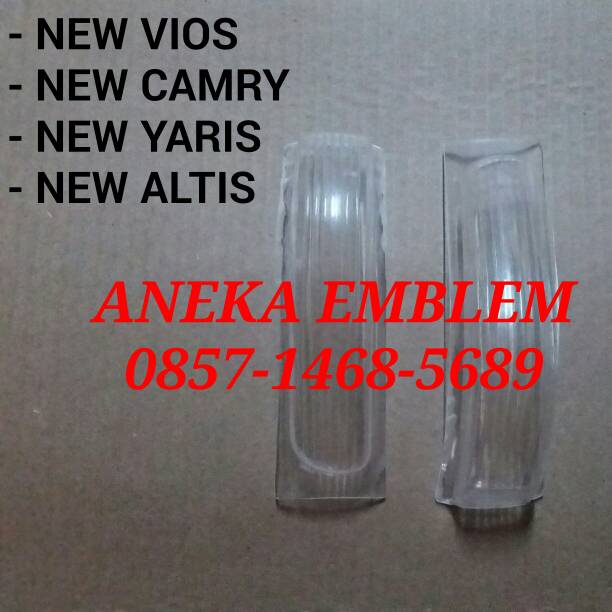 mobil-spion- 2 pcs/sepasang mika lampu sein spion new yaris/vios/camry/altis -spion-mobil.