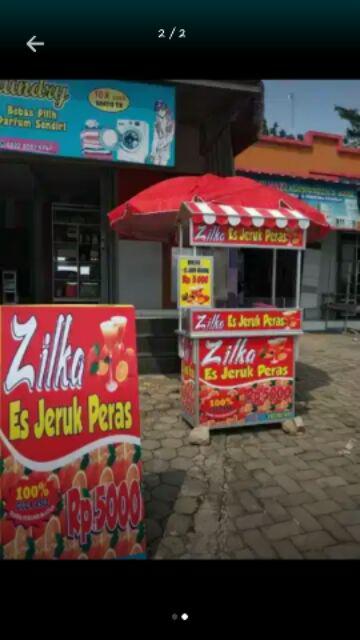 Payung Tenda Polos 260cm Payung Pantai Cafe Bazar Pkl