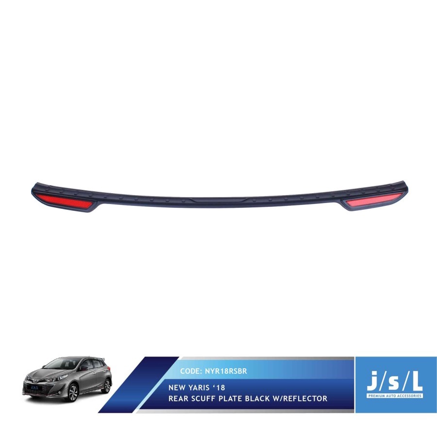 Sillplate Sill Plate Belakang Reflektor New Toyota Yaris 2018 Scuff Plate