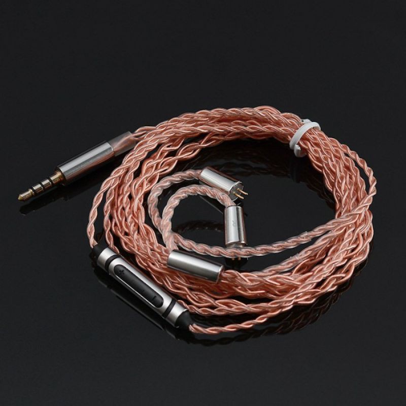 FAAEAL Kabel Upgrade Cable with Mic Full Copper Litz Mirip Kabel Hibiscus