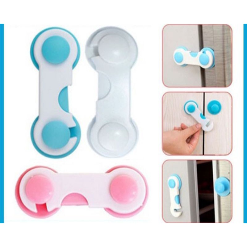 Pengaman Laci Lemari Pintu Kulkas Baby Safety Lock Band/SAFE LOCK KUNCI PENGAMAN LACI KULKAS LEMARI DARI ANAK BABY