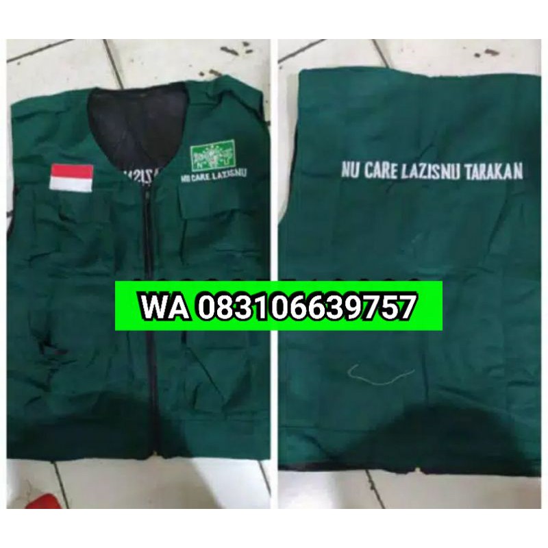 Rompi Lazisnu plus bordir depan belakang