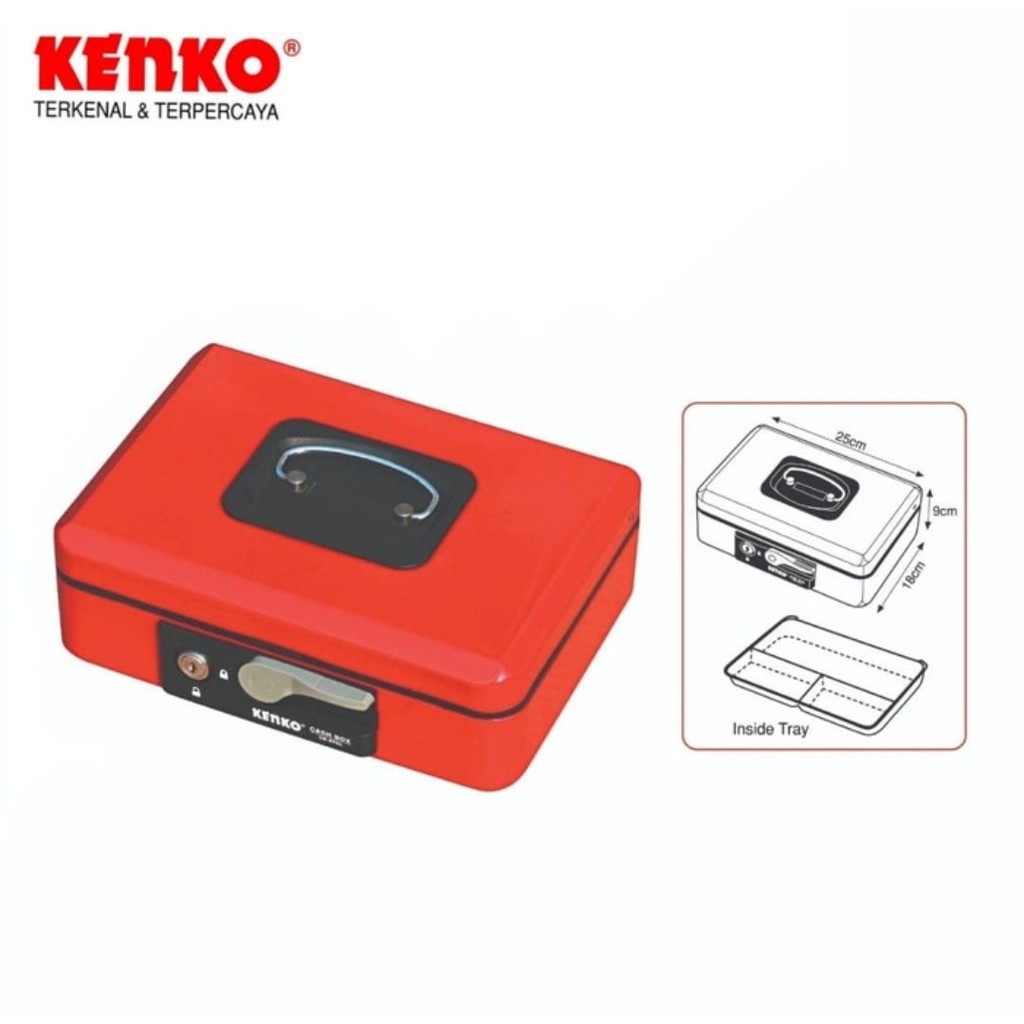 cash box cashbox KENKO kotak simpan uang CB 898 L