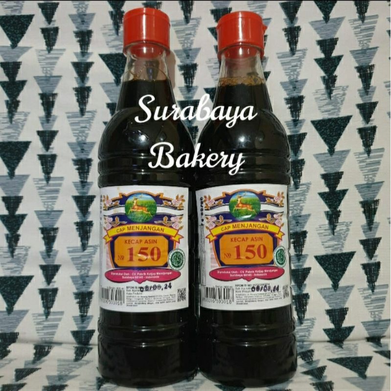 

Kecap Asin 150 Cap Menjangan 600Ml (Botol Plastik)