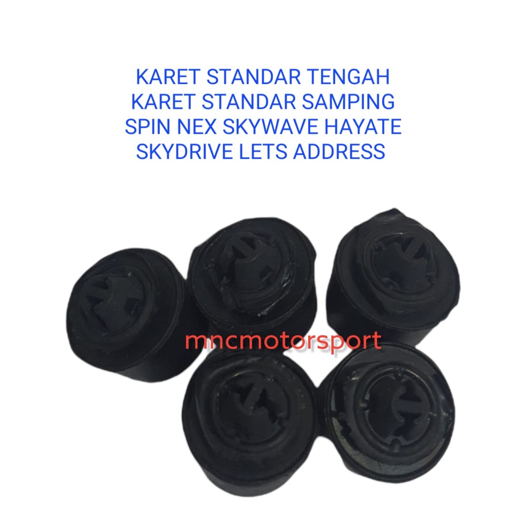 KARET STANDAR TENGAH SAMPING SPIN SKYWAVE SKYDRIVE HAYATE NEX LETS ADDRESS