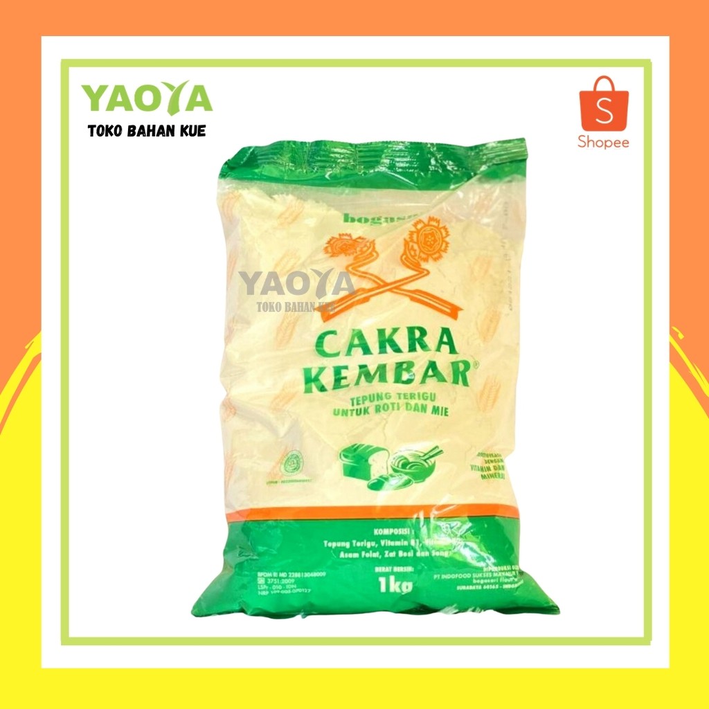 

CAKRA KEMBAR TERIGU TRANSPARANT 1kg