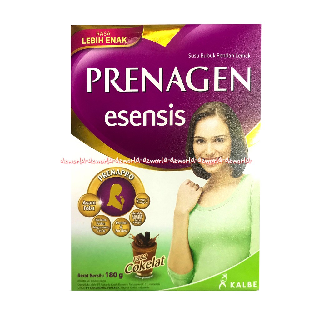 Prenagen Esensis 180gr Susu Prenagen Velvety Chocolate Prenapro Persiapan Kehamilan Pra Kehamilan Susu Rasa Coklat Cokelat Untuk Promil Esen Sis Prenagent 180 gram