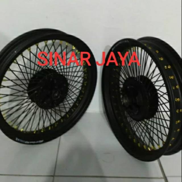 Velg jari custom japstyle scorpio vixion byson ninja tiger revo gl megapro dll