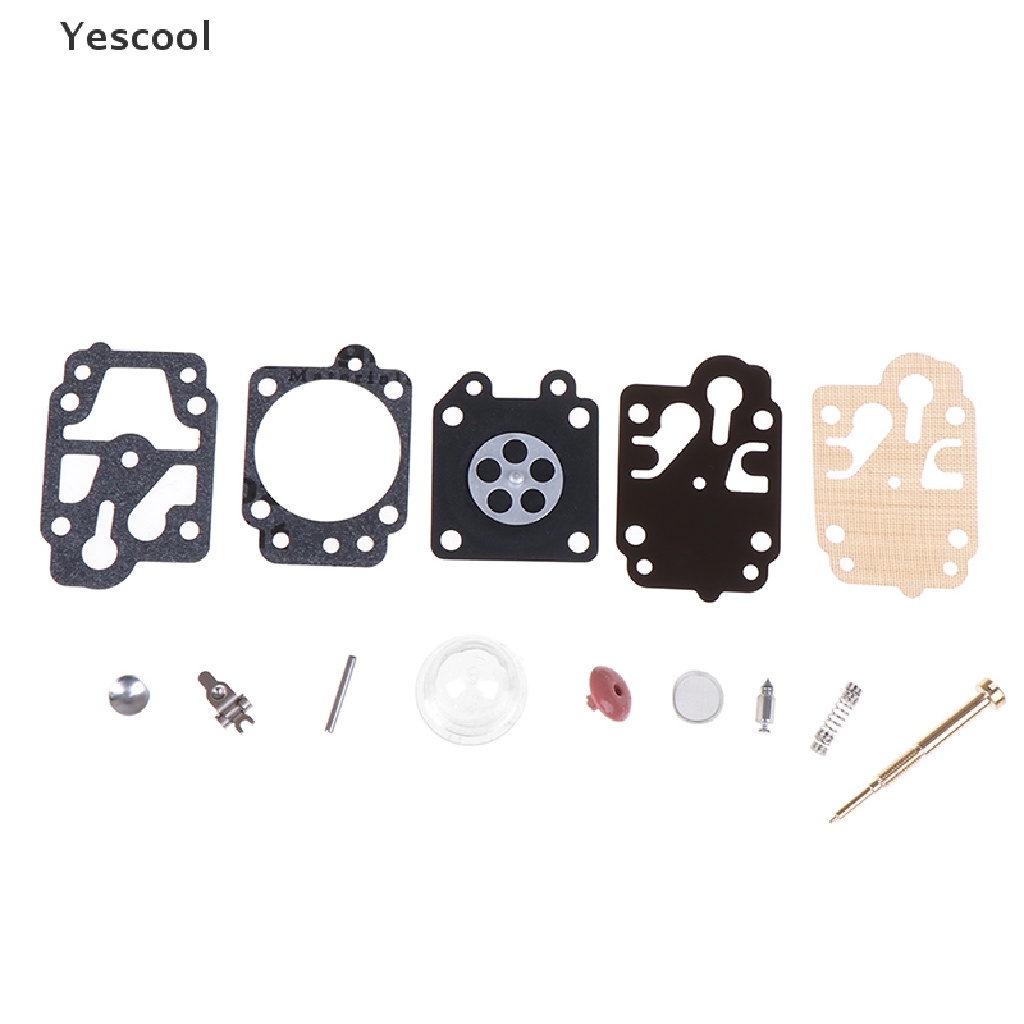 Yescool Set Gasket Karburator Diafragma 139f 26CC 33CC 43CC 52CC