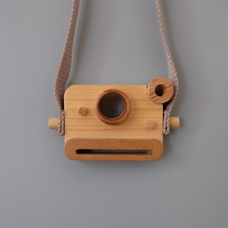 Jual Preloved Mainan Kayu Anak Kamera Kayu/Wooden Camera “Kamera Polaroid/Polaroid Camera” (letteringandlife)