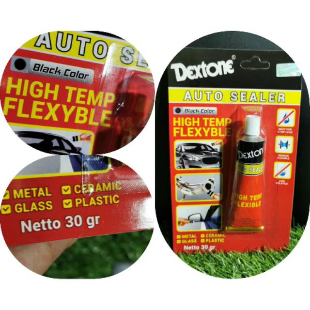 Lem Kaca DEXTONE Auto Sealer 30 / 70 Gram Plastik Metal