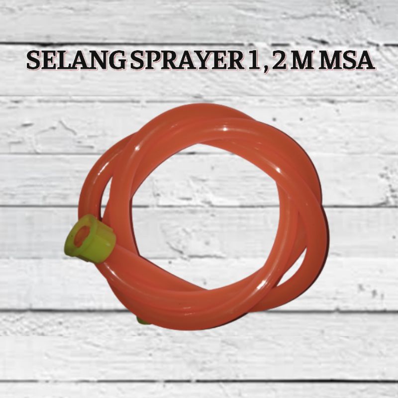 SELANG ORANGE 1,2M MSA ( selang sprayer pompa 16l elektrik manual)