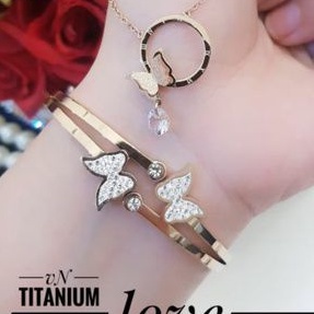 TiTanium set gelang cincin E02