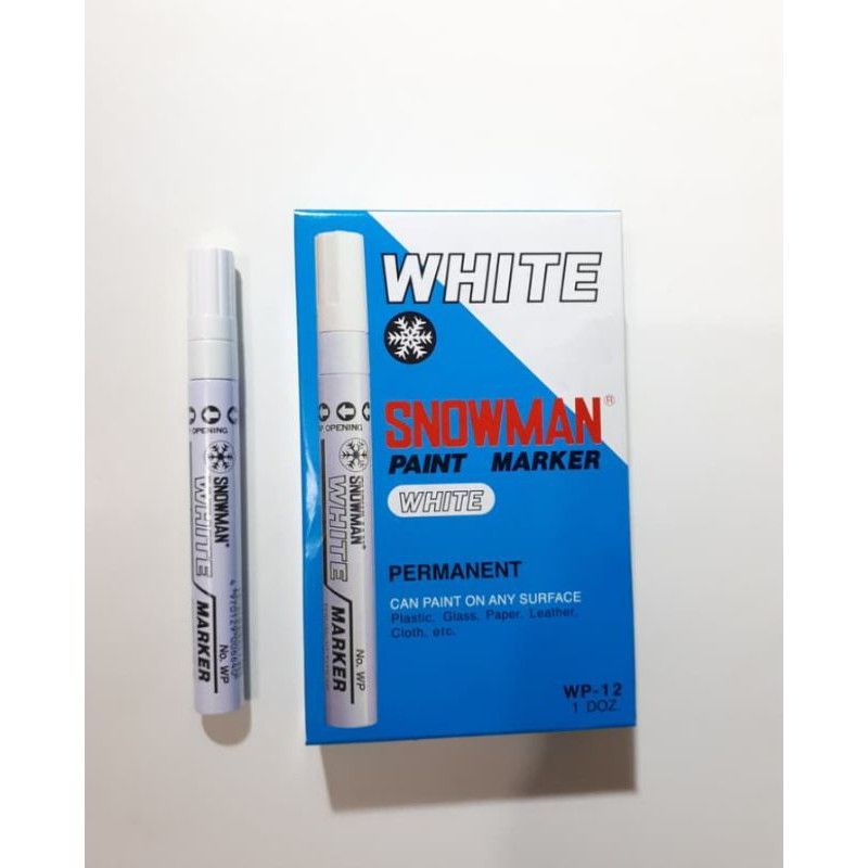 

[PCS] SPIDOL PUTIH WP12 SNOWMAN / SPIDOL WP-12 PUTIH BESAR SNOWMAN