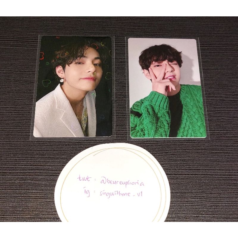 Photocard PC LD Lucky Draw BTS BE Ess Essential m2u Japan FC JPFC Taehyung V