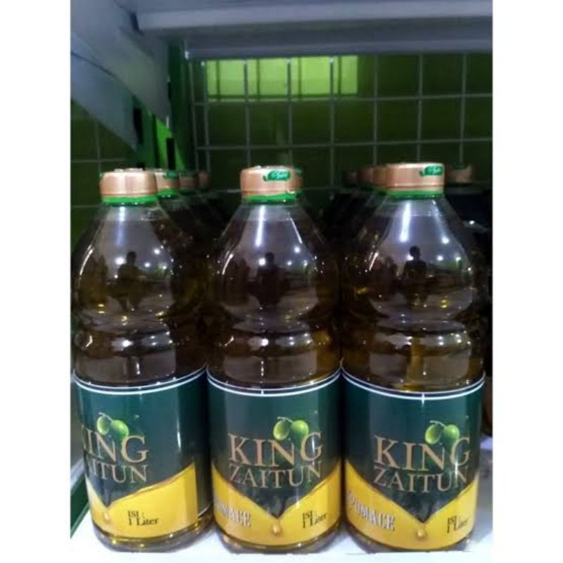 

King zaitun Pomace Olive Oil / Minyak Zaitun 1 Liter syifa herbal/Minyak Goreng