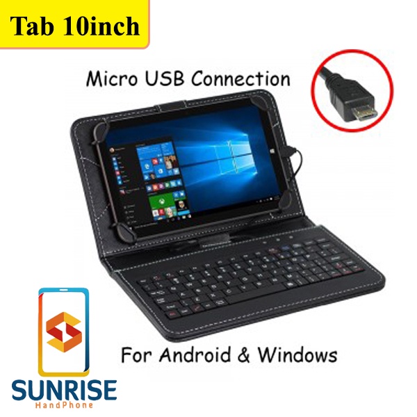 Universal Keyboard Case Micro USB Android Windows Tablet 10 Inch PROMO