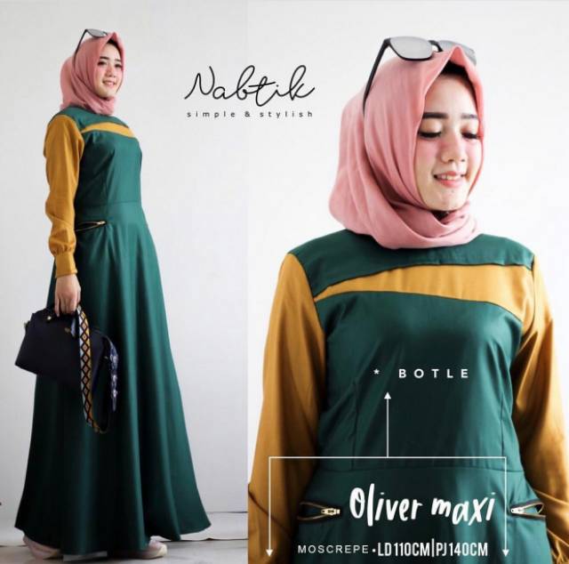 Oliver Gamis Dres Maxi syari terbaru