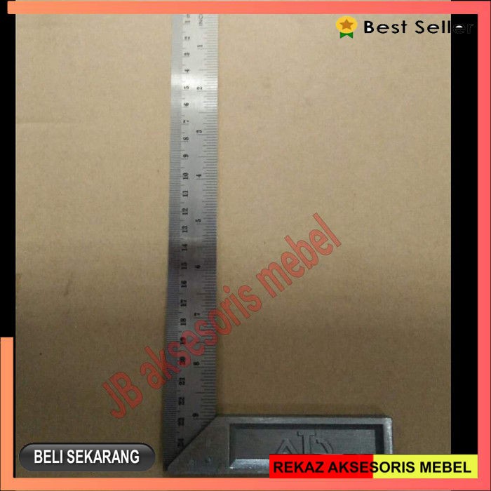 

PENGGARIS SIKU L 10" MERK ATS / PENGGARIS SIKU TUKANG 25 cm