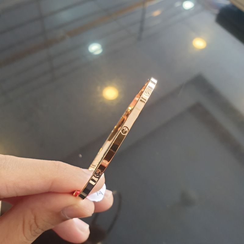 [NEW] [LIMITED STOCK] Gelang tangan cartier dewasa emas asli 8K, perhiasan gelang, perhiasan emas, g