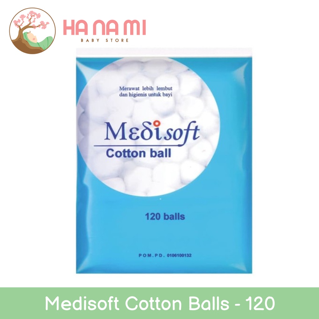 Medisoft Cottonball Kapas Bulat Untuk Perawatan Bayi - 120