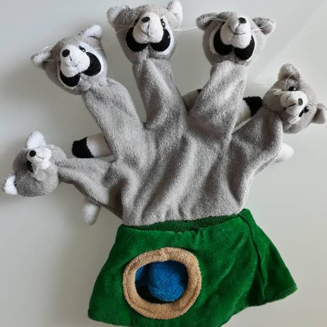 Boneka Jari 5 rubah - preloved