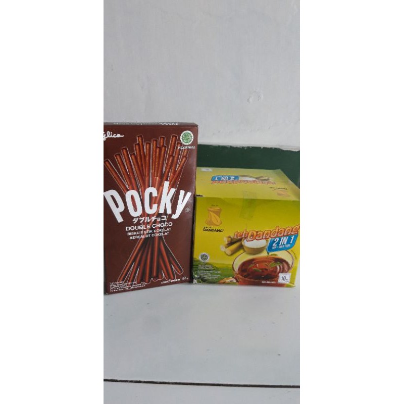 Pocky +Teh Dandang 2in1