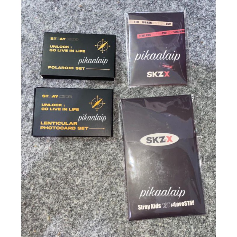 READY STRAY KIDS POLAROID LENTICULAR SET BEYOND LIVE ID PHOTO SPECIAL PHOTO TICKET SET SKZ-X FANMEET