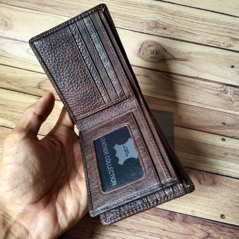 Dompet Kulit Polos Jeruk Dompet 3 in 1 Asli kulit