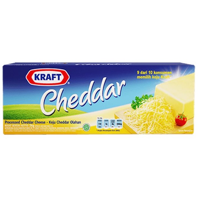 

Keju Kraft Cheddar Cheese 2kg