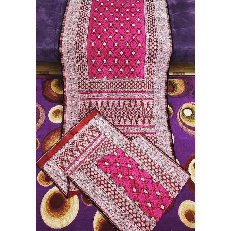 

Set Songket Palembang Motif Bunga Cina warna cerah