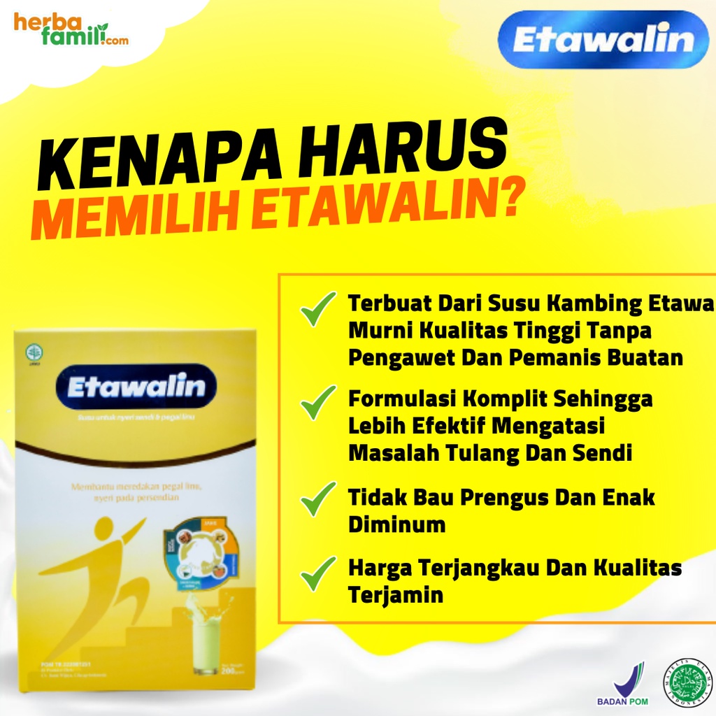 [PROMO] 3 BOX SUSU ETAWALIN 100% ORIGINAL – Susu Kambing Etawa Atasi Nyeri sendi Tingkatkan Kepadatan &amp; Kesehatan Tulangi Susu Anti Asam Urat