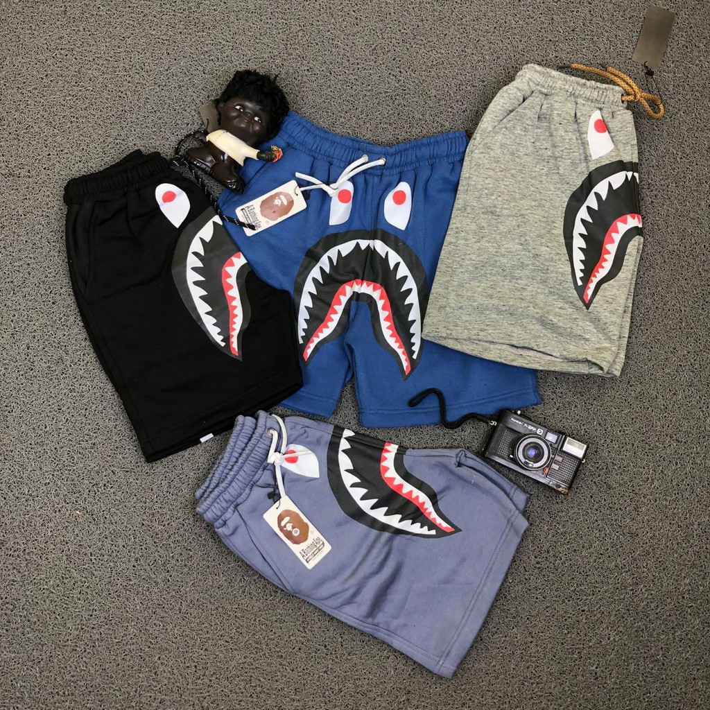SHORT PANTS CELANA PENDEK BOXER A BATHING APE BAPE SHARK VARIANTS
