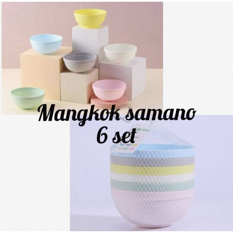 Mangkuk Samono / Mangkok Samono 6 pcs