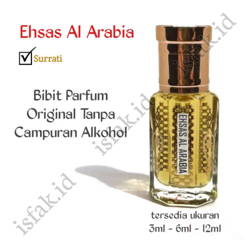 (BISA COD) Bibit Parfum Surrati Ehsas Al Arabia Minyak Wangi Arab Original