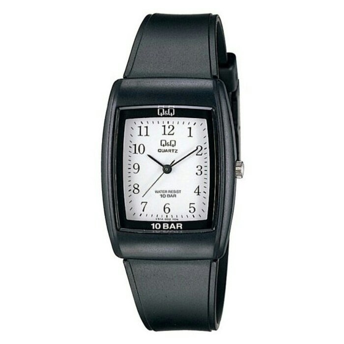 SALE Jam Tangan Unisex Classic Casual Business Rubber Analog Original Q&amp;Q QNQ QQ VP30 VP30J Series