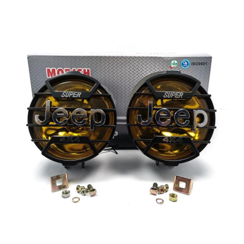 Lampu Jeep Lampu Tembak Jeep foglamp bulat Halogen 4x4 Taft Feroza Kijang Katana