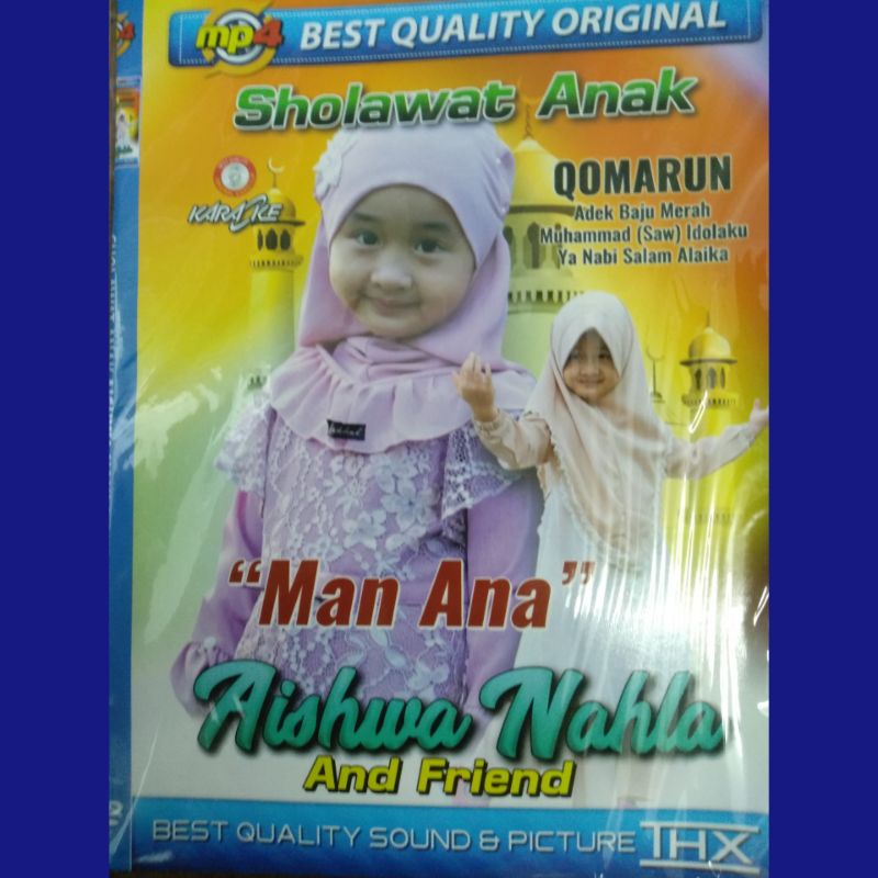 KASET LAGU ANAK DVD MP5 SHOLAWAT ANAK AISHWA NAHLA AND FRIEND