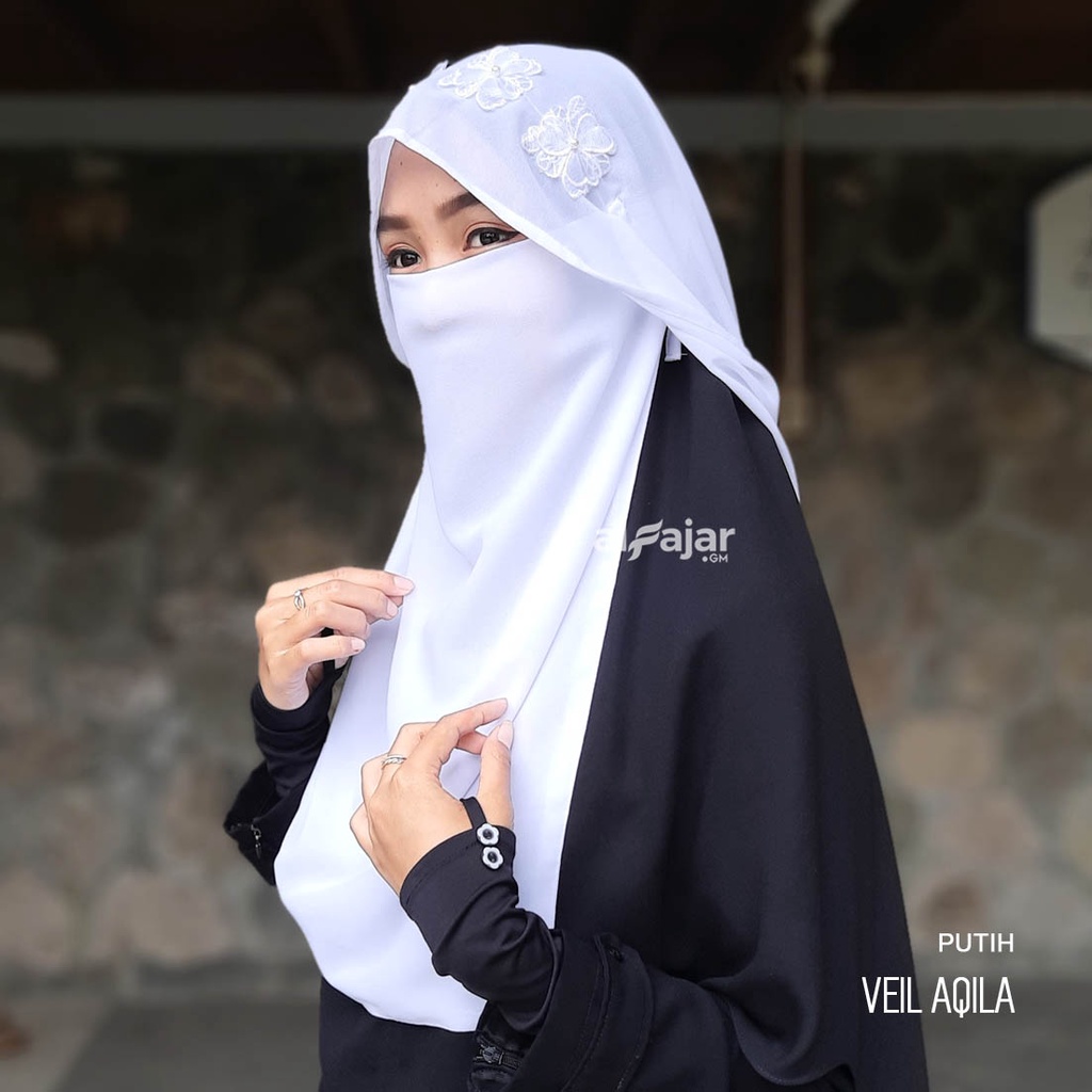 CADAR NIQOB BANDANA Veil Aqila Dua Layer by Alfajar